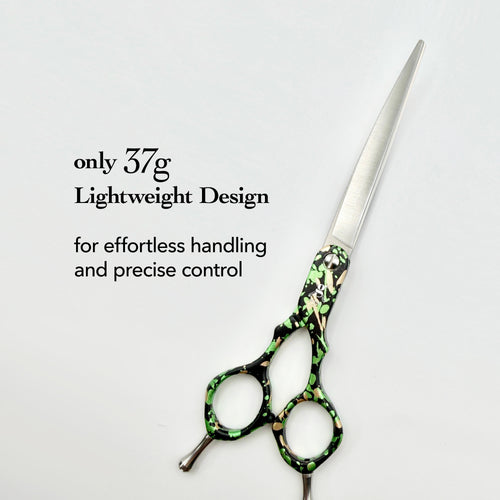 GARING 6.5” Lightweight Curved Pet Grooming Shears 15°