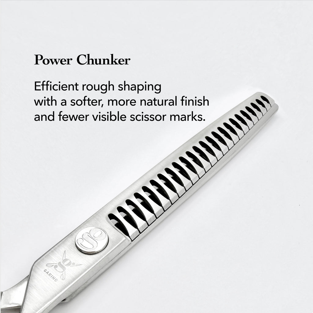 GARING 7.5” 24-Tooth Straight Chunker Pet Grooming Shears