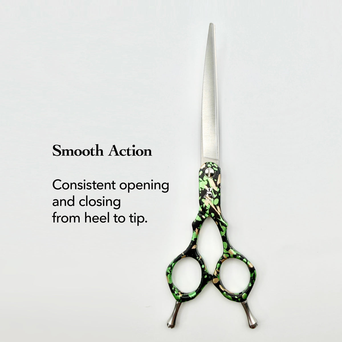 GARING 6.5” Lightweight Curved Pet Grooming Shears 15°