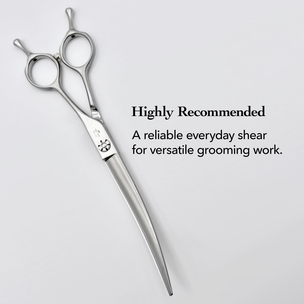 GARING 7” Power Curved Pet Grooming Shears 15°