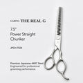 GARING 7.5” 24-Tooth Straight Chunker Pet Grooming Shears