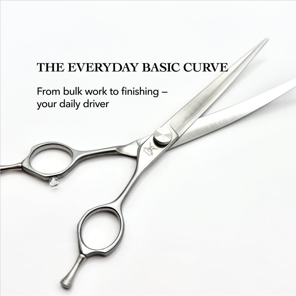 GARING 7.5” Curved Pet Grooming Shears 15°