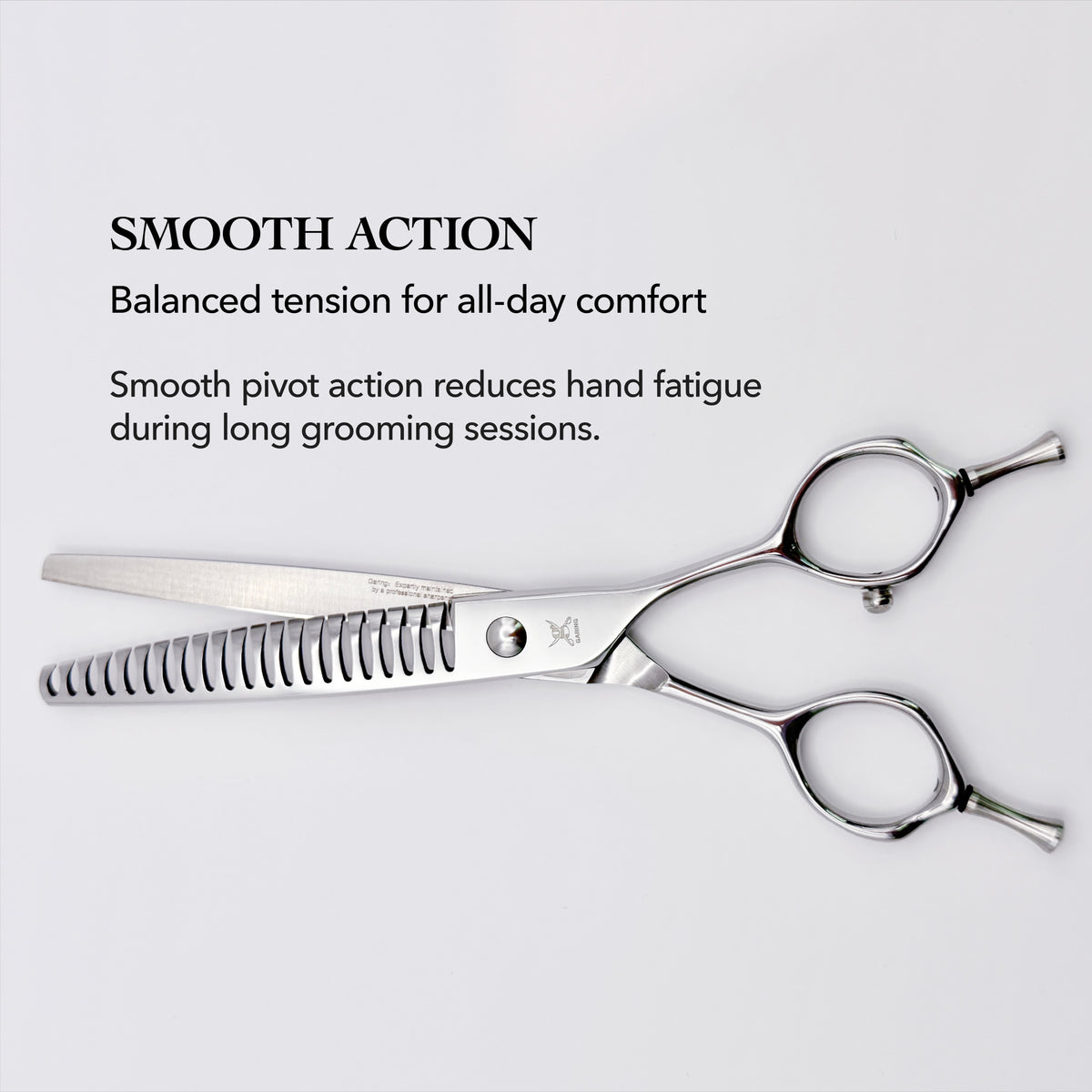 GARING 6.5” 21-Tooth Mini Chunker Pet Grooming Shears