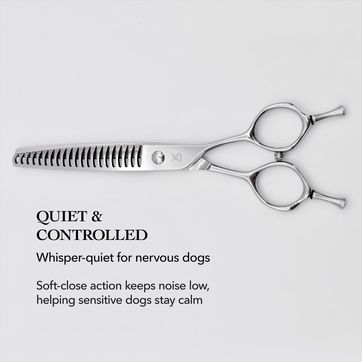 GARING 6.5” 21-Tooth Mini Chunker Pet Grooming Shears