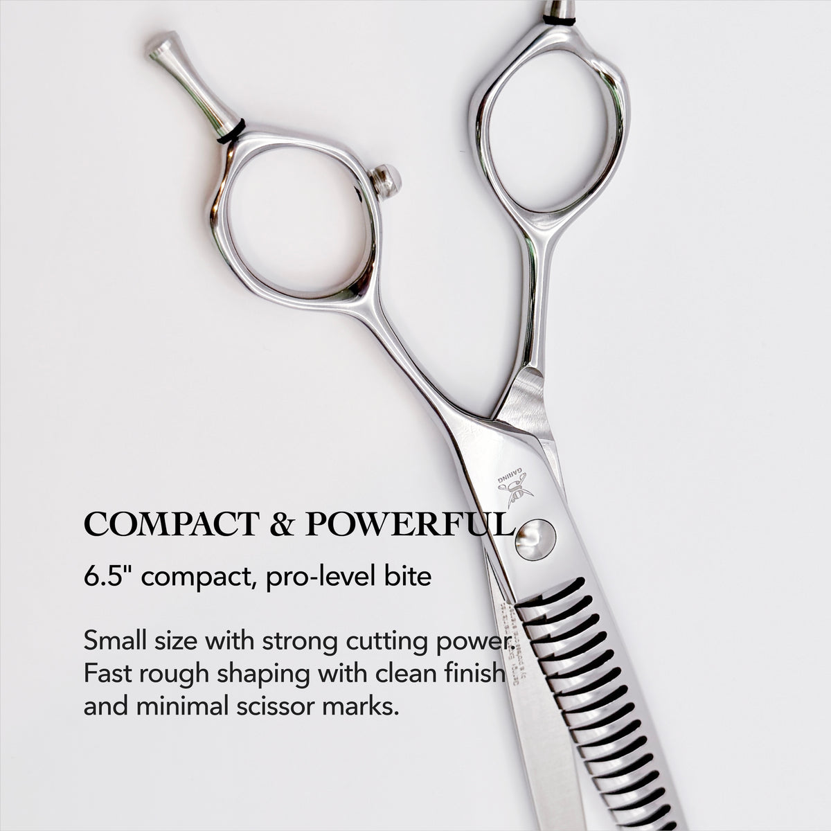 GARING 6.5” 21-Tooth Mini Chunker Pet Grooming Shears