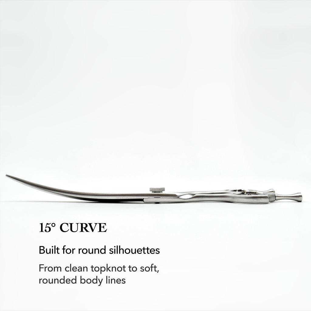 GARING 7.5” Curved Pet Grooming Shears 15°