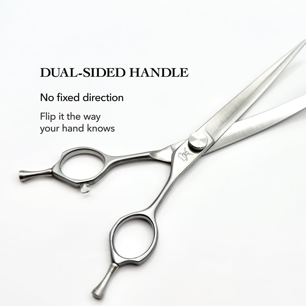GARING 7.5” Curved Pet Grooming Shears 15°