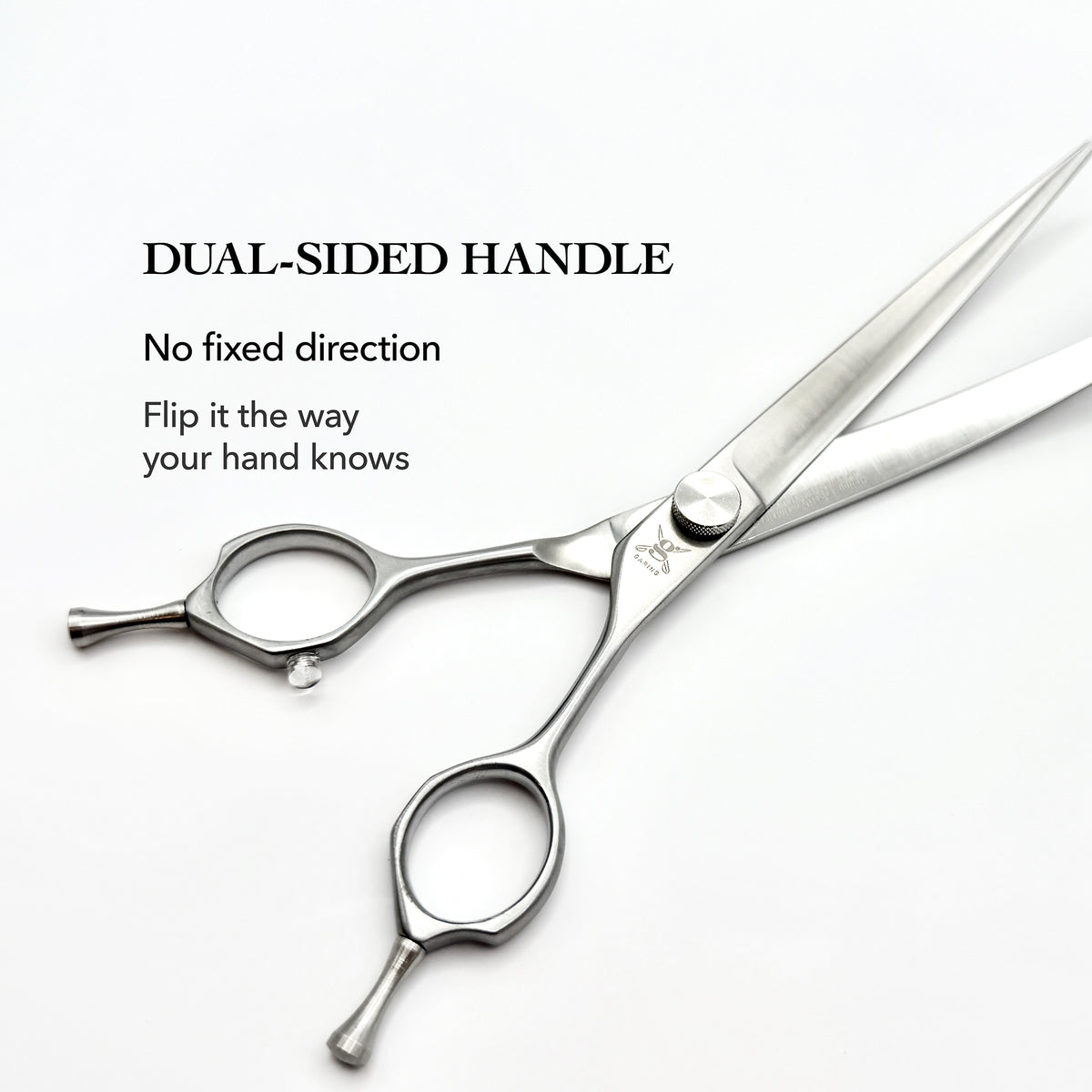 GARING 7.5” Curved Pet Grooming Shears 15°