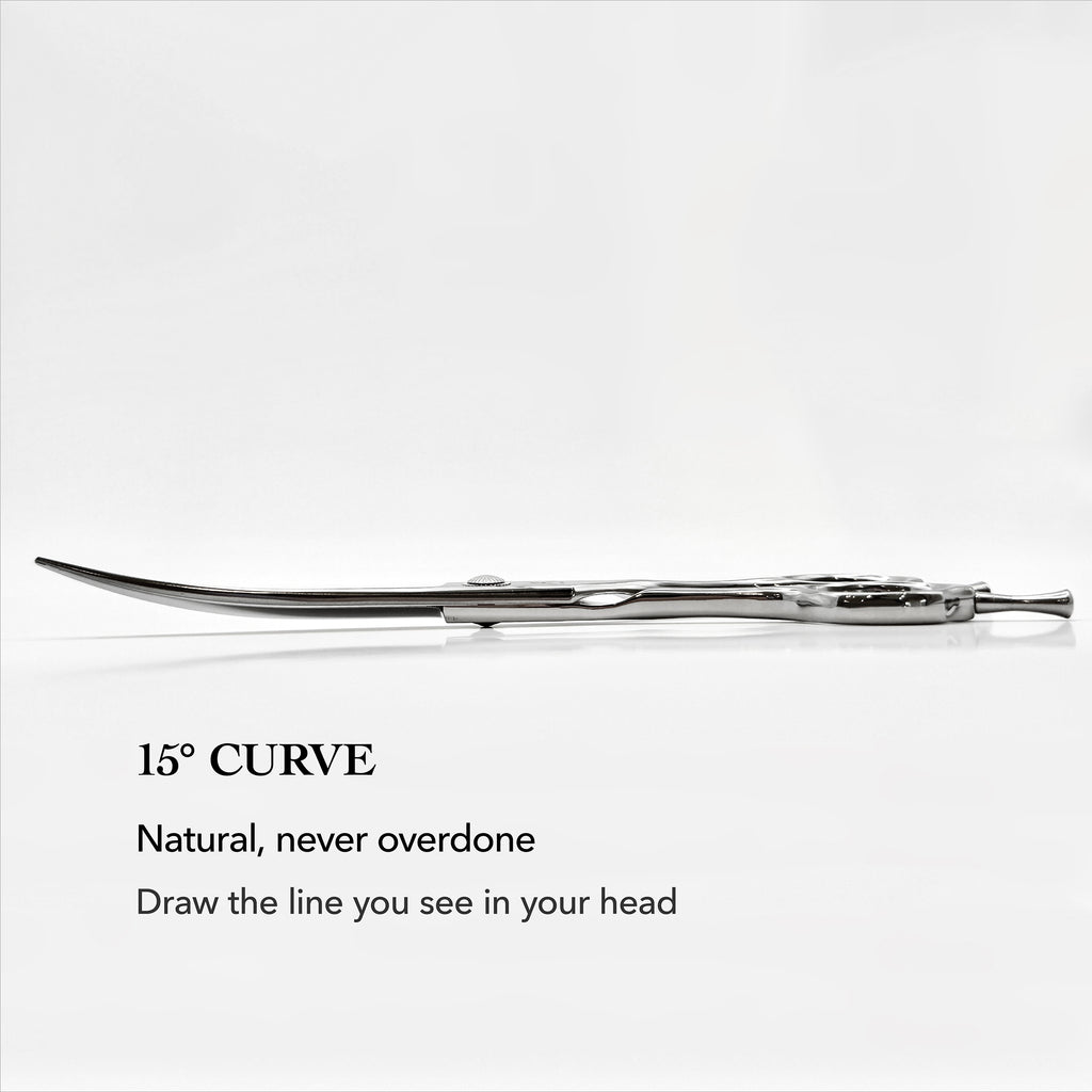 GARING 6.5” Curved Pet Grooming Shears 15°