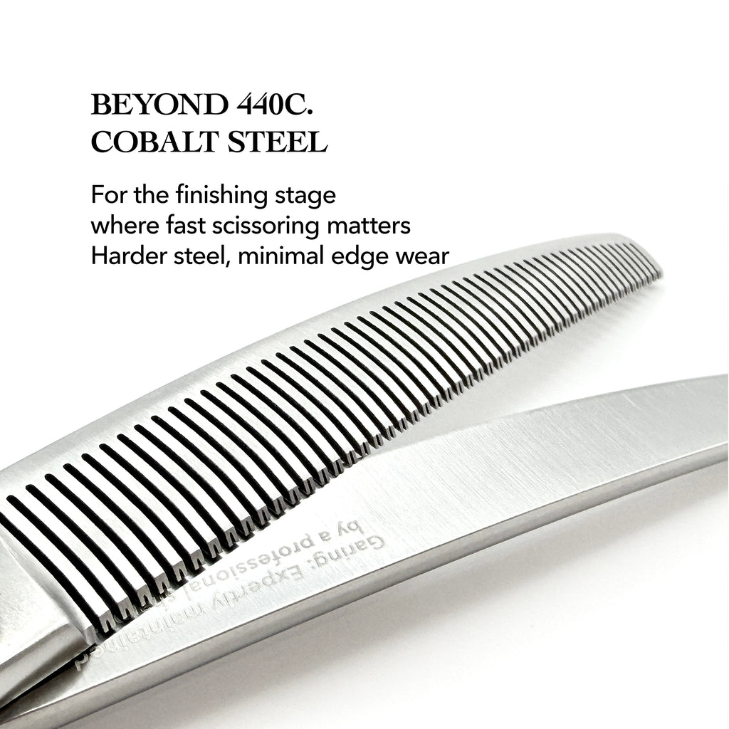 GARING 7” Curved Thinning Pet Grooming Shears 15°