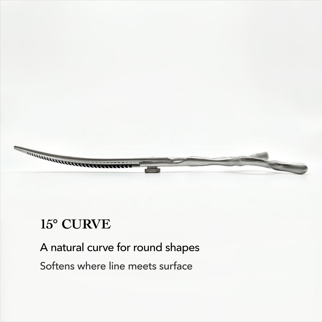 GARING 7.25” Curved Chunker Pet Grooming Shears 15°